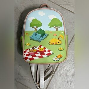 BioWorld Pokémon Mini Backpack Pikachu Bulbasaur Charmander Licensed